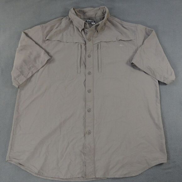 Habit Other - Habit Mens UPF Shirt Large Grey SPF Sun Protect Outdoor Solar Factor Performance